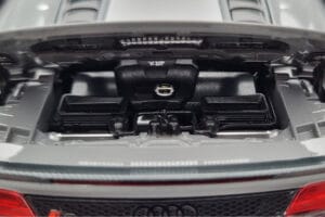 Audi R8 Spyder Performance Nardo Grau Kengfai 1:18 VAKF-0352 Druckguss — Bild 10 von 11