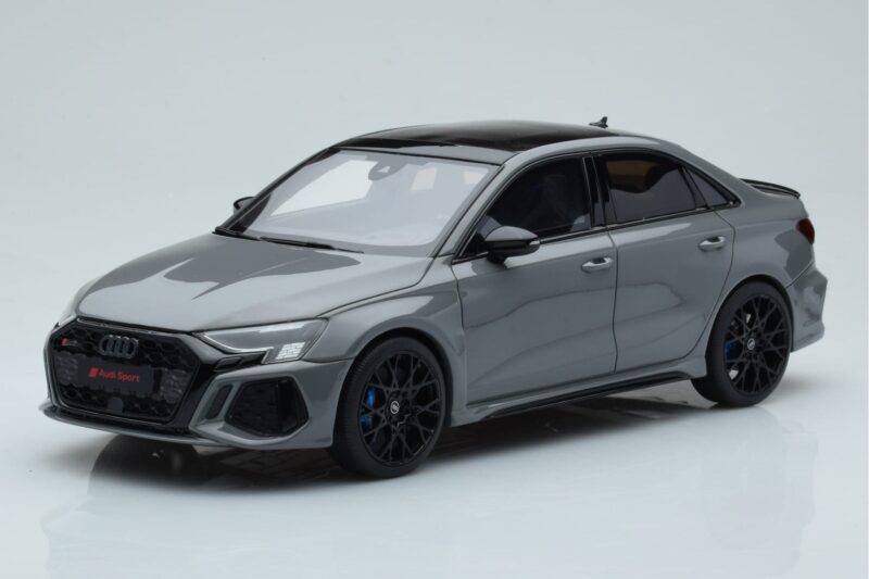 Audi RS3 8Y Limousine Performance Edition Grau GT Spirit 1:18 GT885 Resin