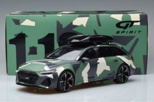 Audi RS6 C8 Avant Camouflage With Roof Top Asia Edition GT Spirit 1:18 CLDC014 Resin — Bild 6 von 6