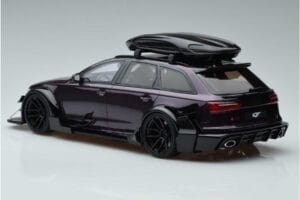 Audi RS6 C7 Avant Mit Body Kit Lila GT Spirit 1:18 GT864 Resin — Bild 5 von 6