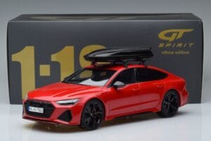 Audi RS7 C8 Sportback Rot Asia Edition GT Spirit 1:18 CLDC021 Resin — Bild 6 von 6