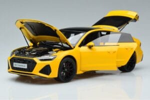 Audi RS7 C8 Sportback Gelb Vossen Rims Limitierte Auflage Kengfai 1:18 VAKF-0335 Druckguss — Bild 2 von 8