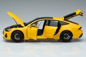 Audi RS7 C8 Sportback Gelb Vossen Rims Limitierte Auflage Kengfai 1:18 VAKF-0335 Druckguss — Bild 4 von 8