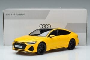 Audi RS7 C8 Sportback Gelb Vossen Rims Limitierte Auflage Kengfai 1:18 VAKF-0335 Druckguss — Bild 8 von 8