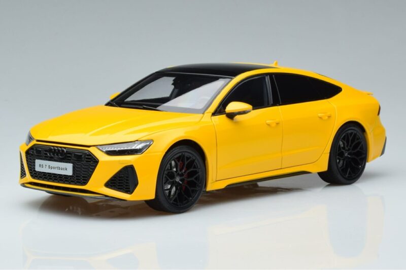 Audi RS7 C8 Sportback Gelb Vossen Rims Limitierte Auflage Kengfai 1:18 VAKF-0335 Druckguss