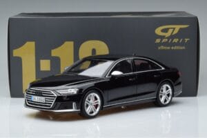 Audi S8 D5 Mythos Schwarz Asia Edition GT Spirit 1:18 CLDC019 Resin — Bild 6 von 6