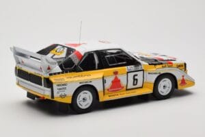 Audi Sport Quattro S1 E2 #6 H. Mikkola / A. Hertz Rally 1000 Lakes 1985 IXO 1:18 18RMC161B Druckguss — Bild 2 von 6