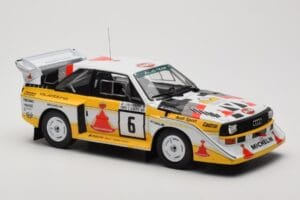 Audi Sport Quattro S1 E2 #6 H. Mikkola / A. Hertz Rally 1000 Lakes 1985 IXO 1:18 18RMC161B Druckguss — Bild 4 von 6