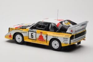 Audi Sport Quattro S1 E2 #6 H. Mikkola / A. Hertz Rally 1000 Lakes 1985 IXO 1:18 18RMC161B Druckguss — Bild 5 von 6