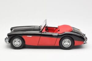 Austin-Healey 3000 Mk I Spider Schwarz Rot Kyosho 1:18 08141KR Druckguss — Bild 4 von 8