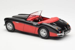 Austin-Healey 3000 Mk I Spider Schwarz Rot Kyosho 1:18 08141KR Druckguss — Bild 7 von 8