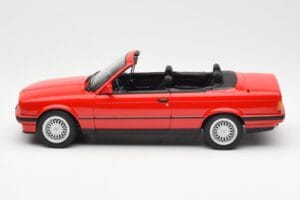 BMW 318i E30 Cabriolet Rot Norev 1:18 183210 Druckguss — Bild 3 von 6