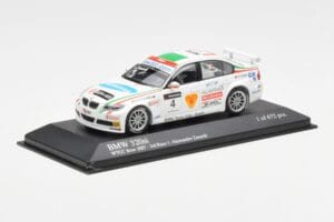 BMW 320si E90 BMW Team Italy Spain #4 A. Zanardi WTCC Brno 3rd Race 2007 Minichamps 1:43 400072604 Druckguss — Bild 2 von 4