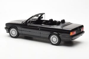 BMW 325i E30 Cabriolet Schwarz Metallic Norev 1:18 183211 Druckguss — Bild 5 von 6