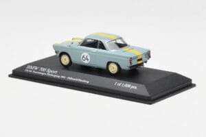 BMW 700 Sport #64 Hulbusch / Stausberg 12 Hours of Nurburgring 1961 Minichamps 1:43 400612364 Druckguss — Bild 3 von 4