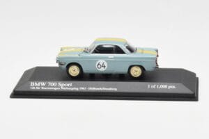 BMW 700 Sport #64 Hulbusch / Stausberg 12 Hours of Nurburgring 1961 Minichamps 1:43 400612364 Druckguss