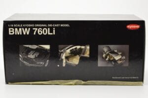 BMW 760Li E66 Schwarz Kyosho 1:18 08572BK Druckguss — Bild 8 von 9