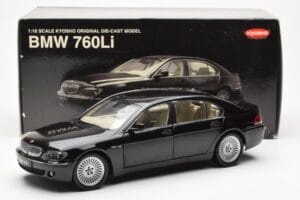 BMW 760Li E66 Schwarz Kyosho 1:18 08572BK Druckguss — Bild 9 von 9