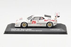 BMW M1 IMSA #25 Red Lobster Cowart / Miller LA Times Grand Prix Winner 1981 Minichamps 1:43 430812525 Druckguss