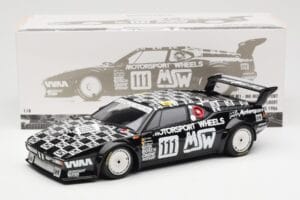 BMW M1 #111 Team MK Motorsport J-L. Witmeur / Krankenberg / Libert 24 Hours of Le Mans 1986 Minichamps 1:18 180862911 Druckgu — Bild 8 von 8
