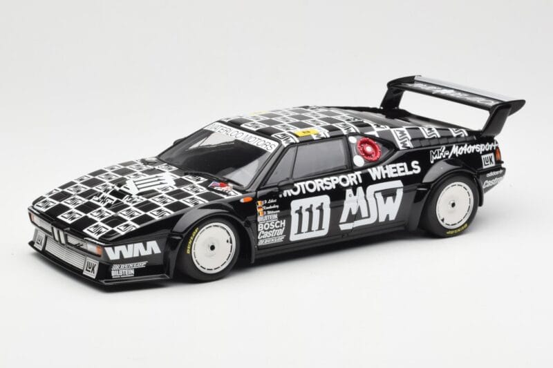 BMW M1 #111 Team MK Motorsport J-L. Witmeur / Krankenberg / Libert 24 Hours of Le Mans 1986 Minichamps 1:18 180862911 Druckgu