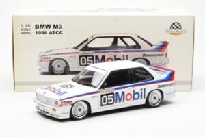 BMW M3 E30 #5 P. Brock Mobil ATCC 1988 AUTOart 1:18 88845 Druckguss — Bild 8 von 8