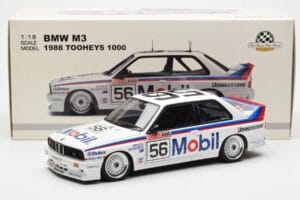 BMW M3 E30 #56 P. Brock / J. Richards Mobil Bathurst 1000 1988 AUTOart 1:18 88847 Druckguss — Bild 9 von 9