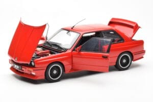 BMW M3 E30 Sport Evolution Cecotto Edition Rot AUTOart 1:18 70566 Druckguss — Bild 2 von 8