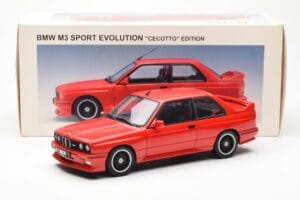 BMW M3 E30 Sport Evolution Cecotto Edition Rot AUTOart 1:18 70566 Druckguss — Bild 8 von 8