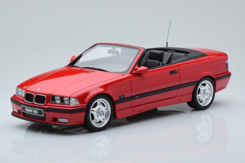 BMW M3 E36 Cabriolet Rot Otto 1:18 OT1048 Resin