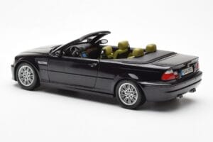 BMW M3 E46 Cabriolet Schwarz Kyosho 1:18 80430024431 Druckguss — Bild 7 von 8