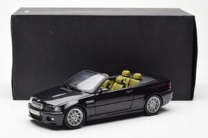 BMW M3 E46 Cabriolet Schwarz Kyosho 1:18 80430024431 Druckguss — Bild 8 von 8