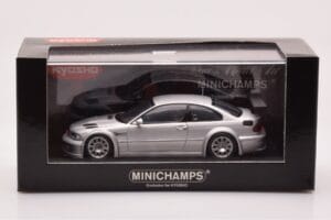 BMW M3 E46 GTR Street Silber Minichamps 1:43 403012105 Druckguss — Bild 4 von 4