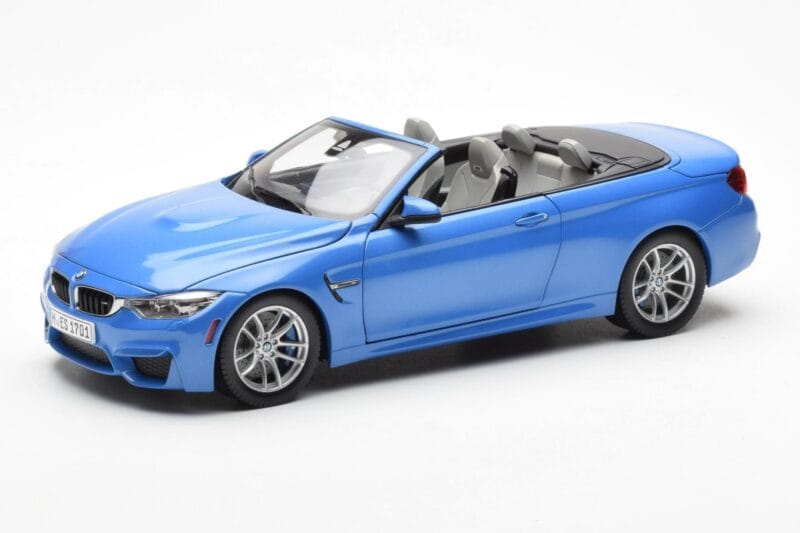BMW M4 F83 Cabriolet Yas Marina Blau Paragon 1:18 80432339612 Druckguss