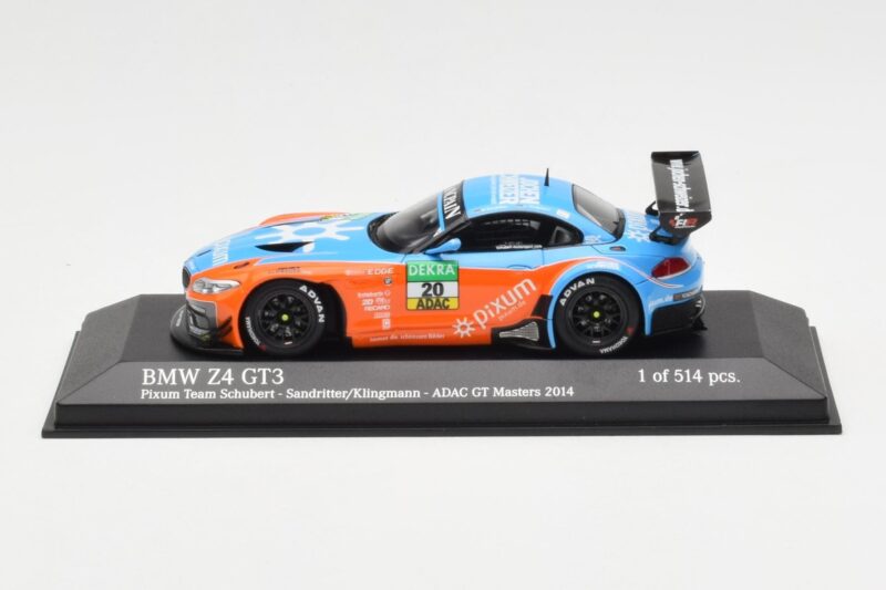 BMW Z4 E89 GT3 #20 Pixum Team Schubert ADAC GT Masters 2014 Minichamps 1:43 437142020 Druckguss