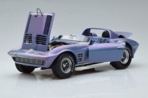Chevrolet Corvette Grand Sport Roadster Laguna Seca Himmelblau Exoto 1:18 EXPRM00080 Druckguss — Bild 2 von 9