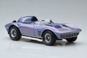 Chevrolet Corvette Grand Sport Roadster Laguna Seca Himmelblau Exoto 1:18 EXPRM00080 Druckguss — Bild 5 von 9