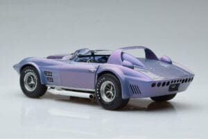 Chevrolet Corvette Grand Sport Roadster Laguna Seca Himmelblau Exoto 1:18 EXPRM00080 Druckguss — Bild 6 von 9
