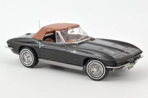 Chevrolet Corvette C2 Sting Ray Cabriolet Norev 1:18 189055 Druckguss — Bild 3 von 3