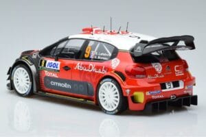 Citroen C3 WRC #9 S. Lefebvre / G. Moreau Tour de Corse 2017 Norev 1:18 181633 Druckguss — Bild 5 von 6