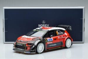 Citroen C3 WRC #9 S. Lefebvre / G. Moreau Tour de Corse 2017 Norev 1:18 181633 Druckguss — Bild 6 von 6