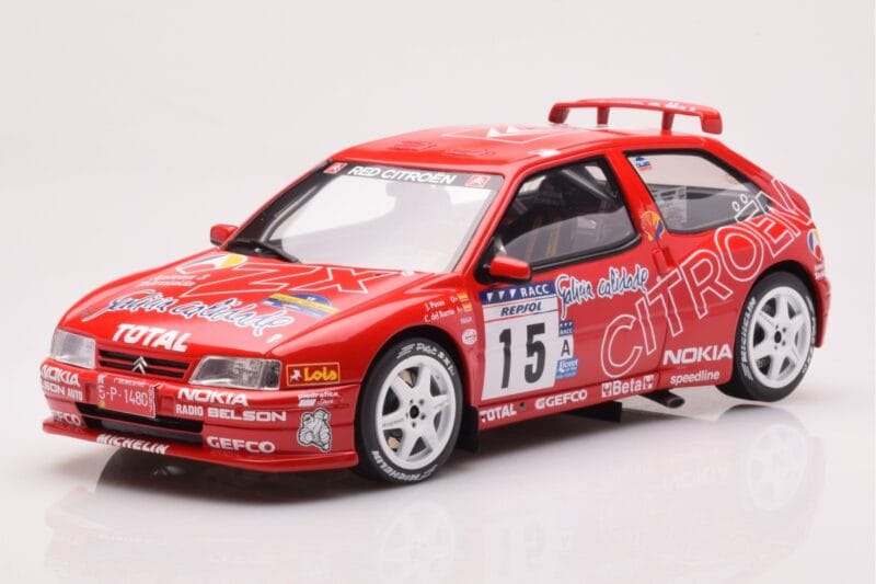 Citroen ZX Kitcar #15 J. Puras / C. Del Barrio Rally Catalunya Costa Brava 1997 Otto 1:18 OT432 Resin