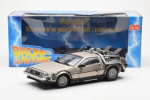 DeLorean DMC-12 Time Machine Back to the Future Silber Sun Star 1:18 2711 Druckguss — Bild 2 von 8