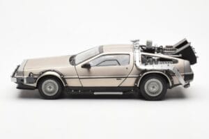 DeLorean DMC-12 Time Machine Back to the Future Silber Sun Star 1:18 2711 Druckguss — Bild 3 von 8