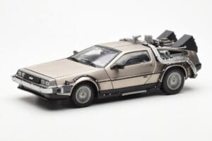DeLorean DMC-12 Time Machine Back to the Future Silber Sun Star 1:18 2711 Druckguss