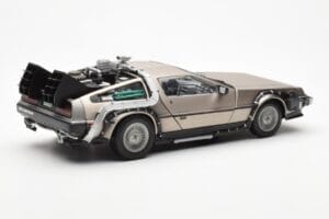 DeLorean DMC-12 Time Machine Back to the Future Silber Sun Star 1:18 2711 Druckguss — Bild 5 von 8
