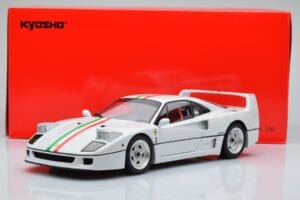 Ferrari F40 Perlweiß Italy Kyosho 1:18 08416PWT-G Druckguss — Bild 8 von 8