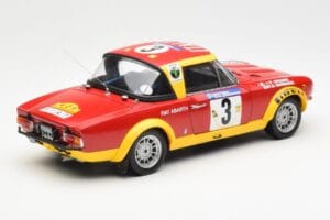 Fiat 124 Abarth #3 Barbasio / Sodano East African Safari Rally 1974 Sun Star 1:18 4952 Druckguss — Bild 3 von 8