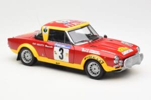 Fiat 124 Abarth #3 Barbasio / Sodano East African Safari Rally 1974 Sun Star 1:18 4952 Druckguss — Bild 6 von 8