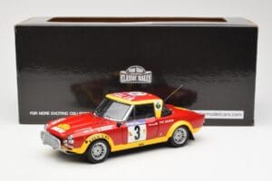 Fiat 124 Abarth #3 Barbasio / Sodano East African Safari Rally 1974 Sun Star 1:18 4952 Druckguss — Bild 8 von 8